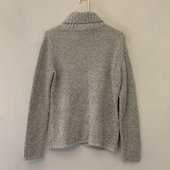 Carolyn Taylor cream colored turtleneck sweater Size M - Picture 6 of 6